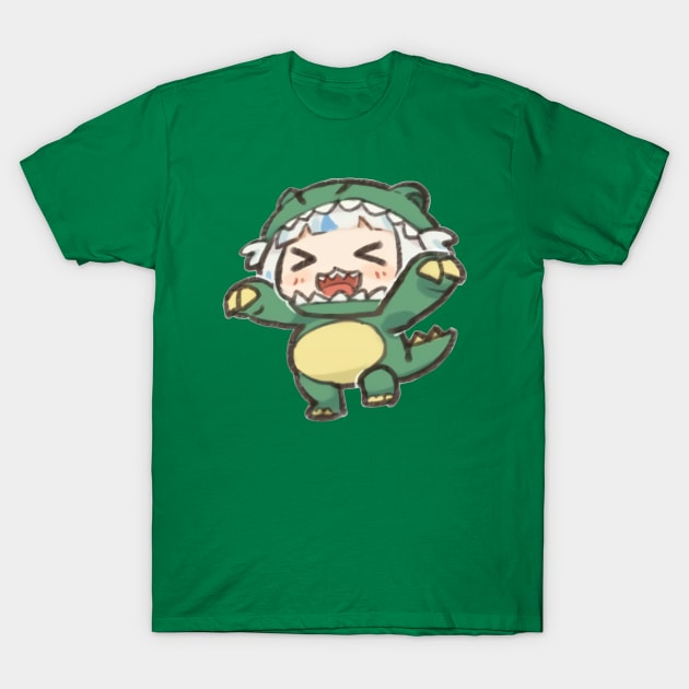 Dino Gura T-Shirt by Ghazinagato